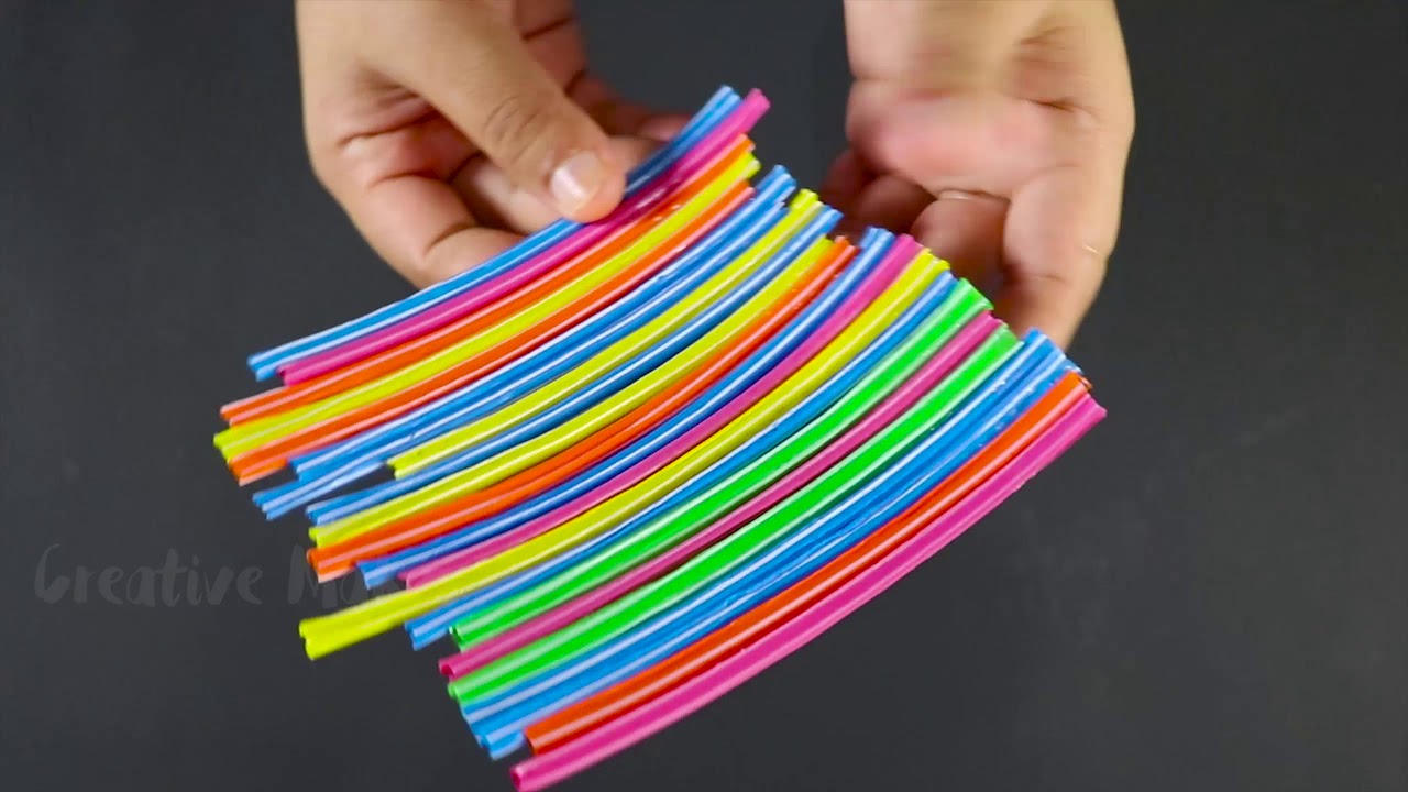DIY Projects With Drinking Straws - Drinking Straws Crafts | Creative Makes