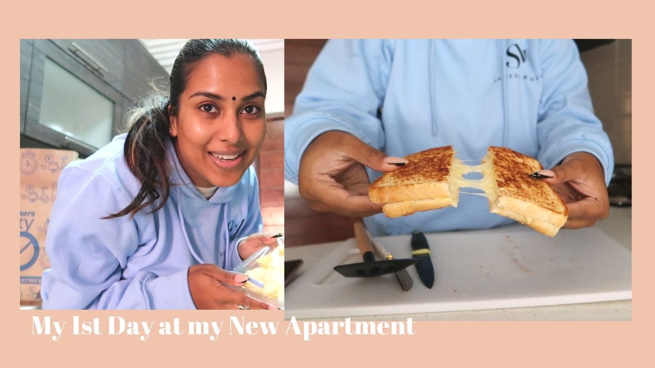 Home Diaries with Sanesh #3: My First Day in my New Apartment | Grocery shopping, Settling in...