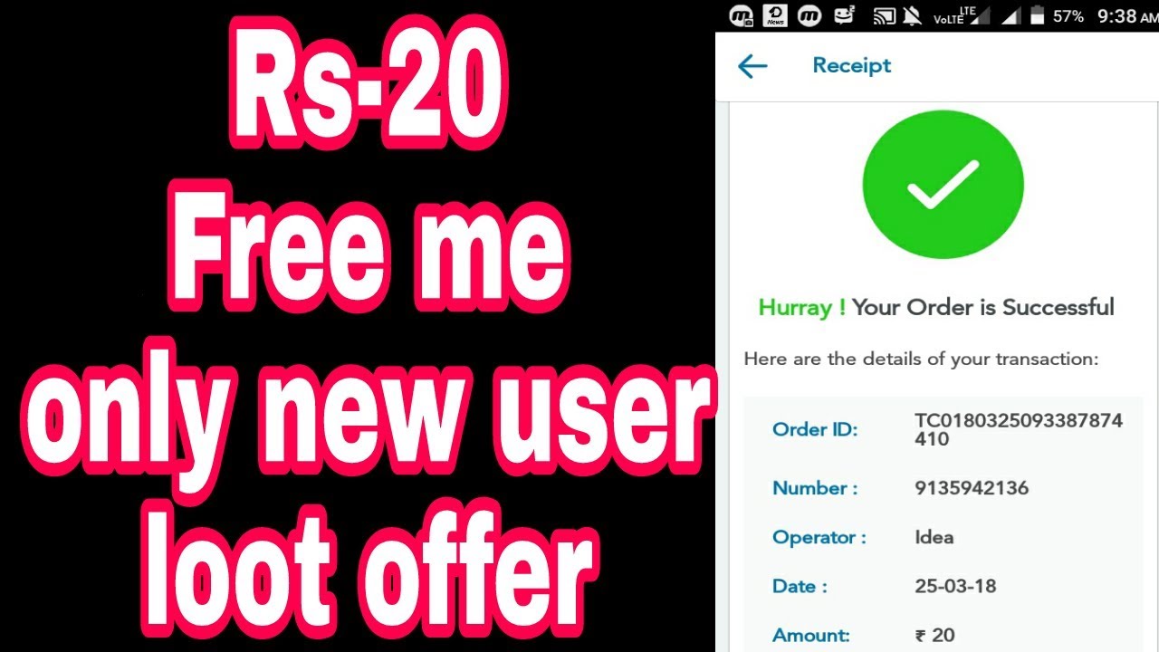 ''TALKCHARGE OFFER'' Free recharge Rs-20