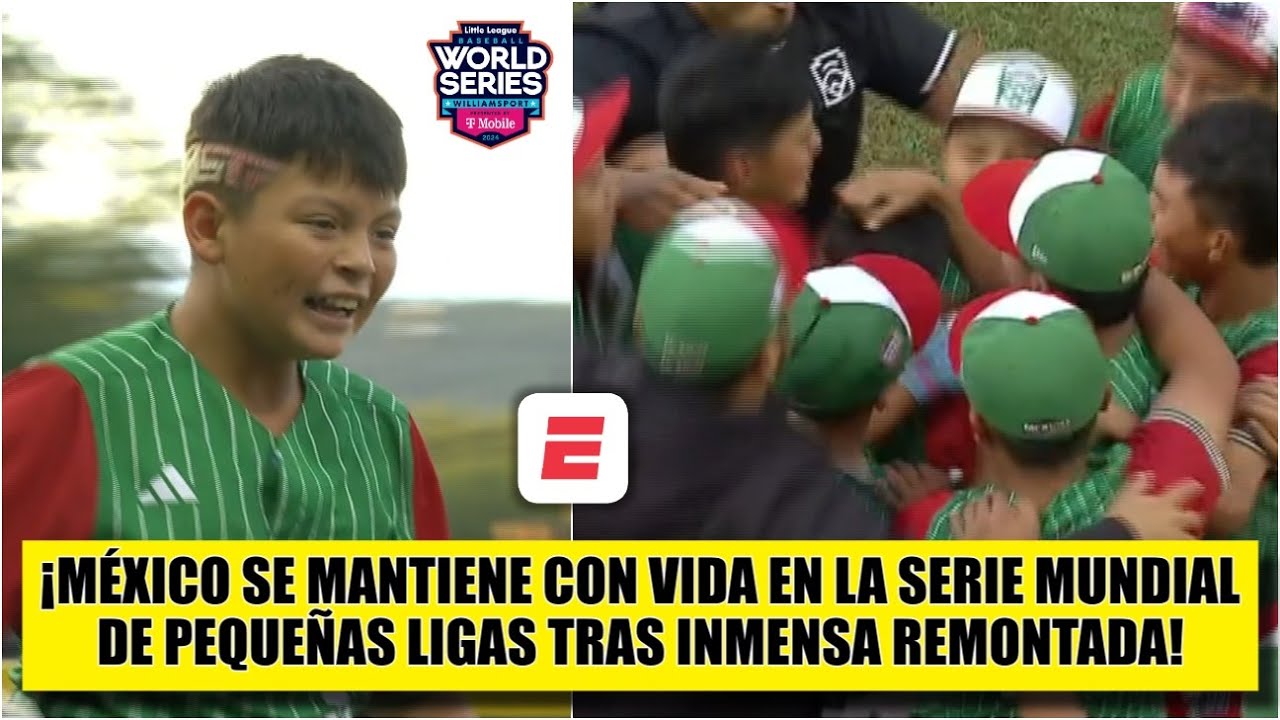 ÉPICO TRIUNFO DE MÉXICO por 6-4 vs CUBA en Serie Mundial de Pequeñas Ligas | ESPN Beisbol