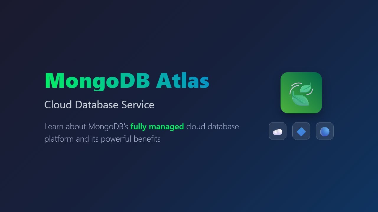 MongoDB Atlas: Your Fully Managed Cloud Database Explained for Beginners!