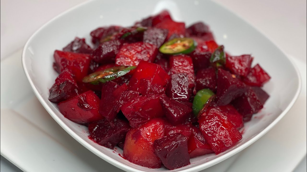 Ethiopian beet and potato recipe