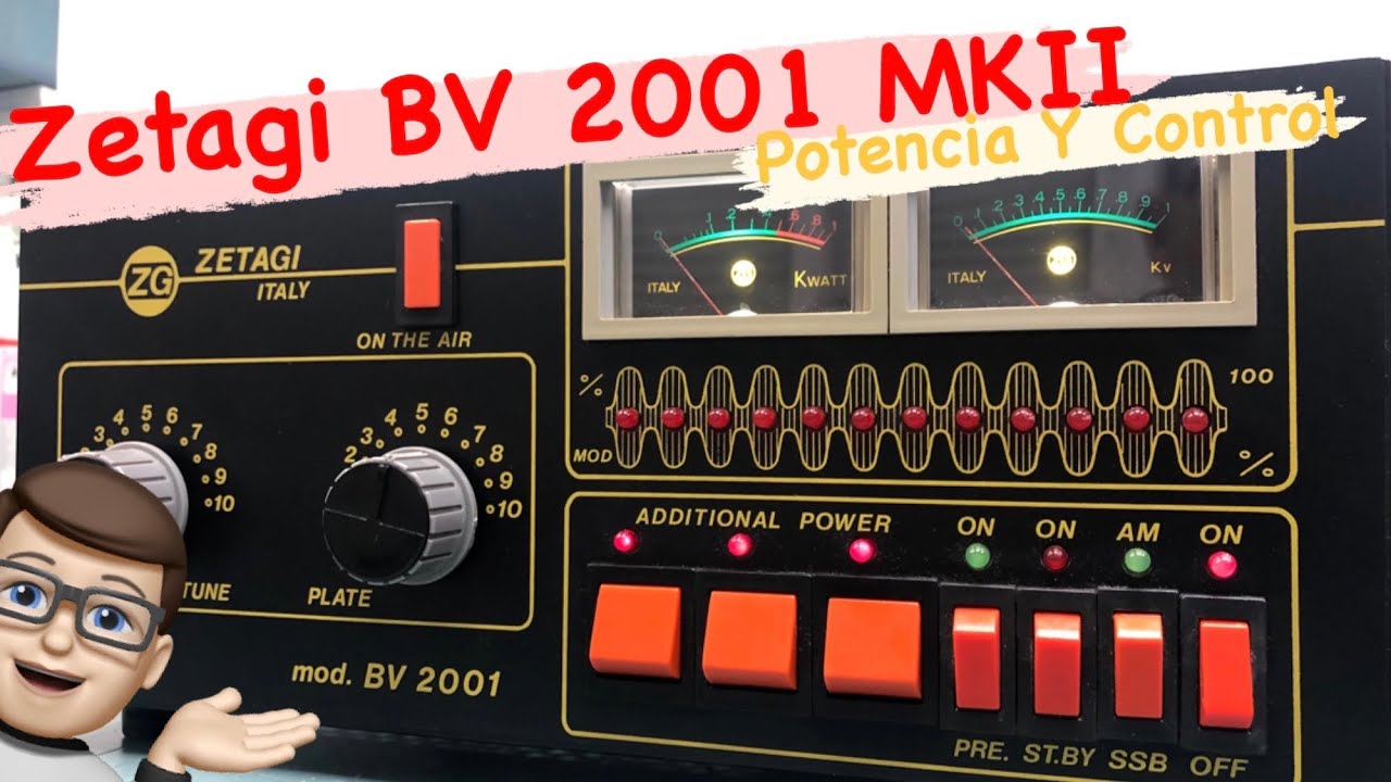 Zetagi BV 2001 MK2 | Amplificador CB | Reparación bien merecida y Puesta a punto De un Gran Equipo