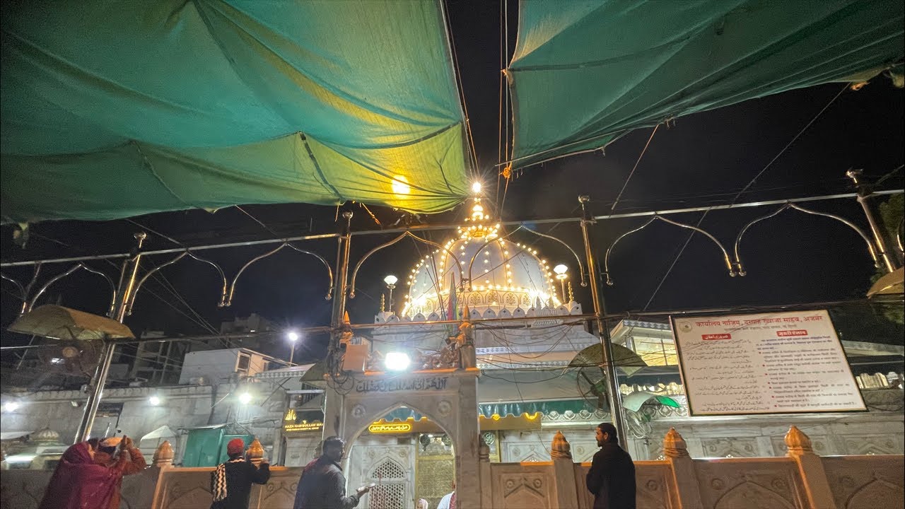Ajmer Dargah night ka Mahul 😱￼