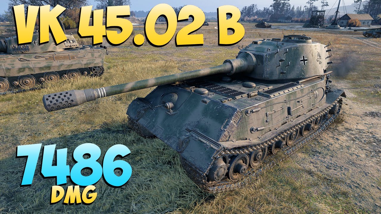 VK 45.02 B - 4 Kills 7.4K DMG - Злой и тяжелый! - Мир Танков