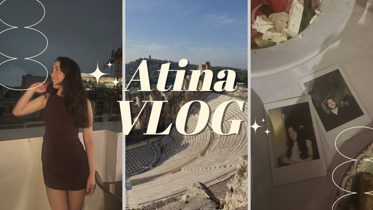 atina VLOG 🏛️🇬🇷 akropolis, yunan tavernası, plaka ve doğum günüm💫🤍
