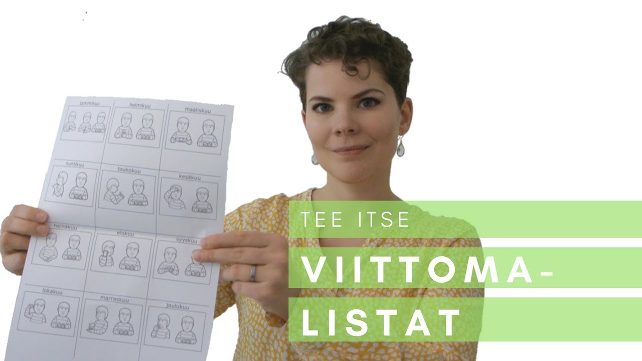 Näin teet viittomalistoja  | Viittomakielen opiskelu netissä