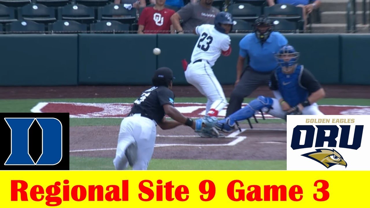 Oral Roberts vs Duke Baseball Highlights, 2024 NCAA Regional Site 9 Game 3