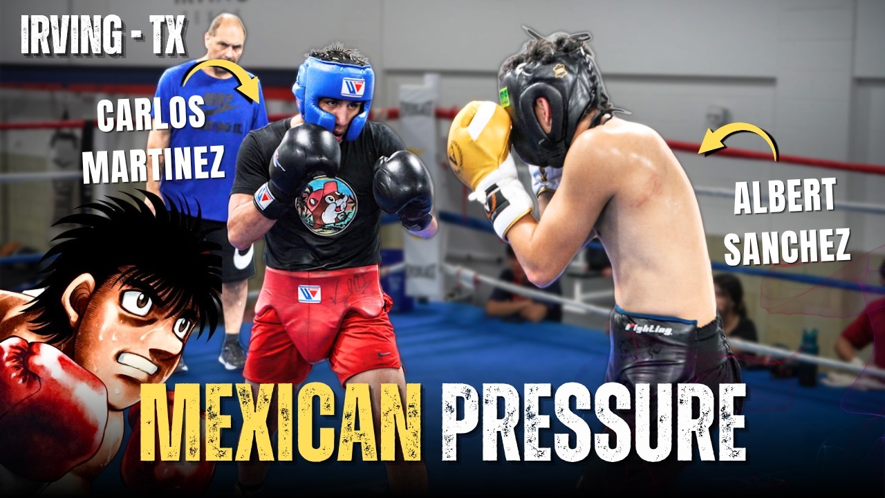 LIKE A MACHINE! Amateur Boxer RUSHES Technical PRO In Sparring!