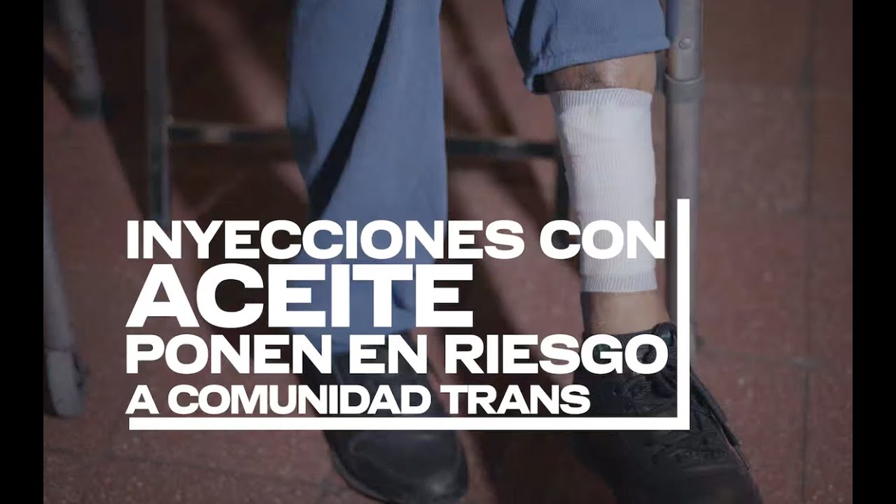 Sin acceso a salud: inyecciones con aceite ponen en riesgo a comunidad trans