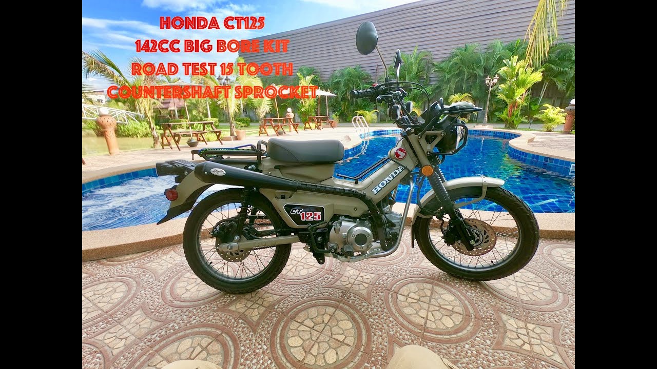 Комплект Honda CT125/142 Road Test Big Bore Kit, 15-зубчатая звездочка
