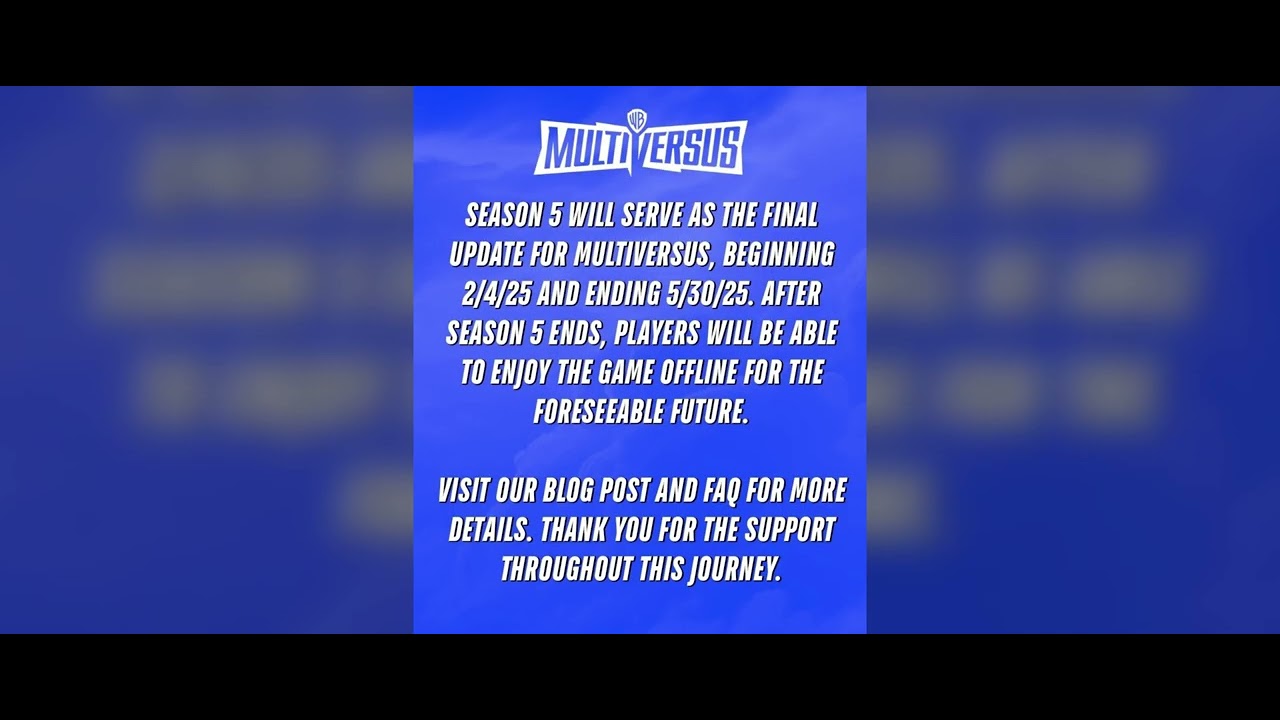 So Multiversus is Dead...