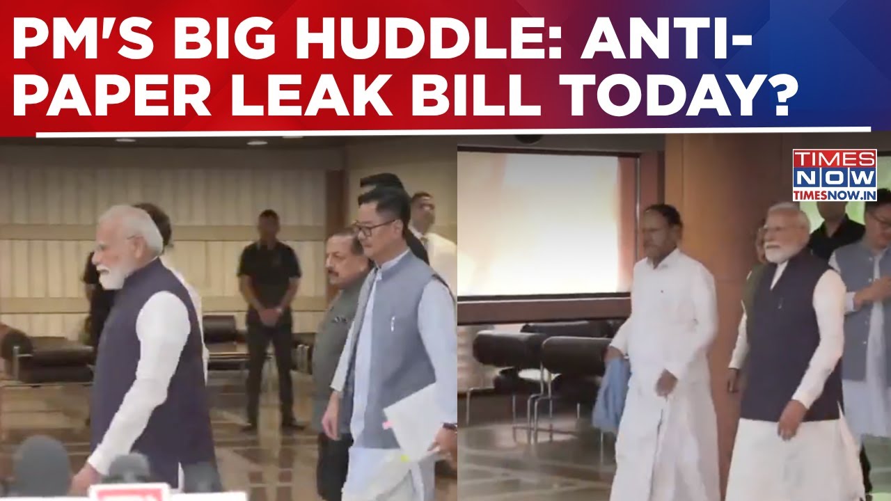 PM Chairs NDA Meet Ahead Of Anti-Paper Leak Bill Debate, Govt's Strategy As Sansad Set For Showdown?