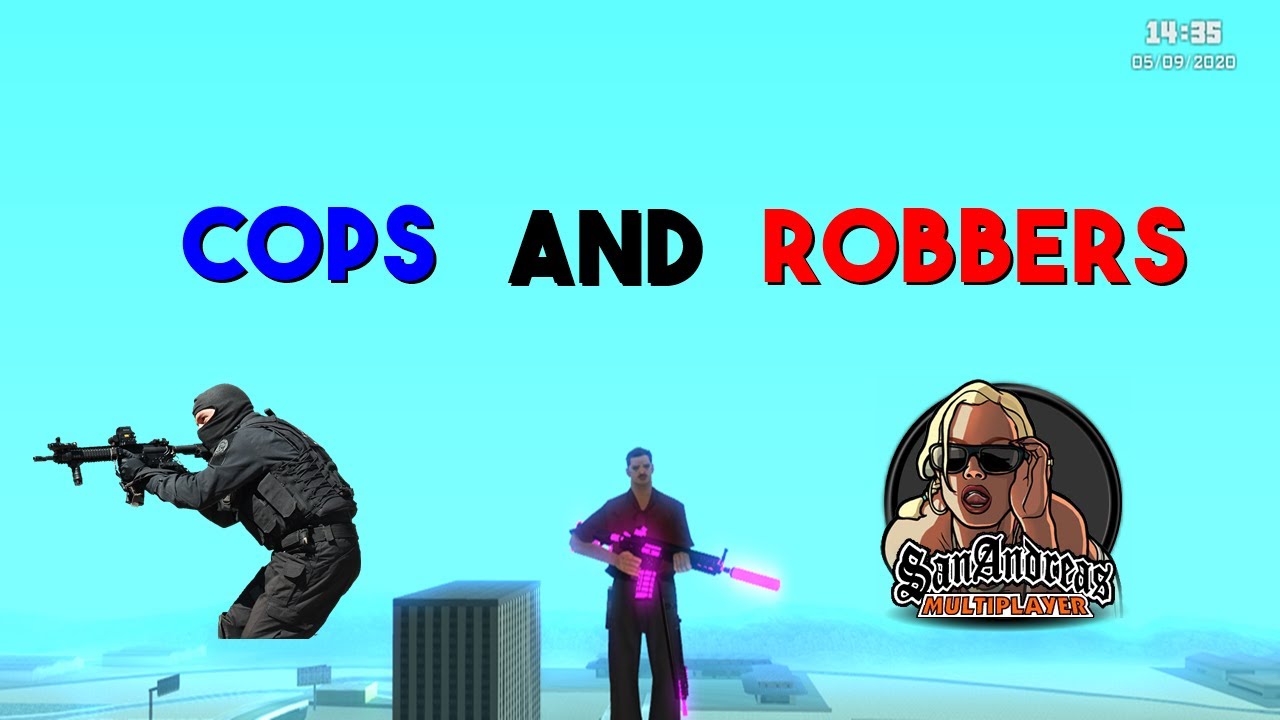 GTA SAMP | COPS AND ROBBERS #1 | WAR EM LAS VEGAS