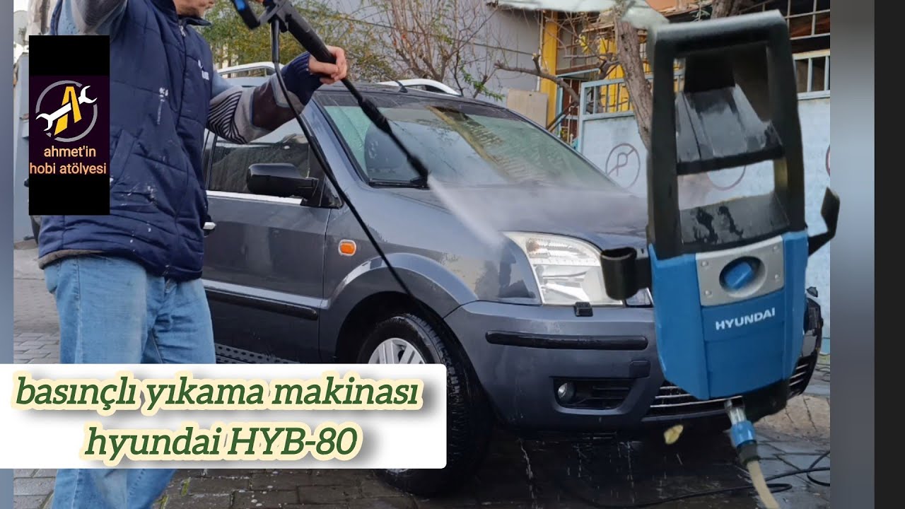 basınçlı yıkama makinası. Hyundai 120 bar.