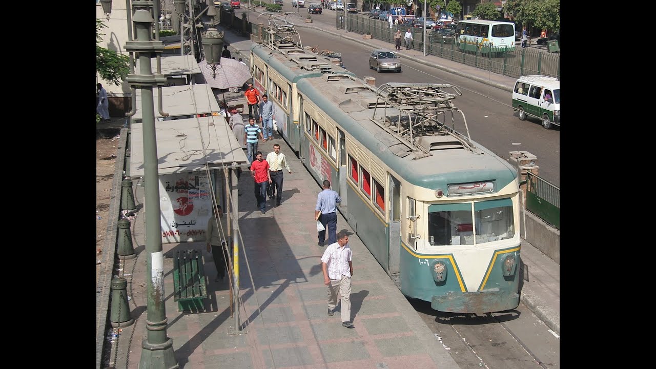 Egypt Trams Part 2: Cairo Heliopilos in 2009