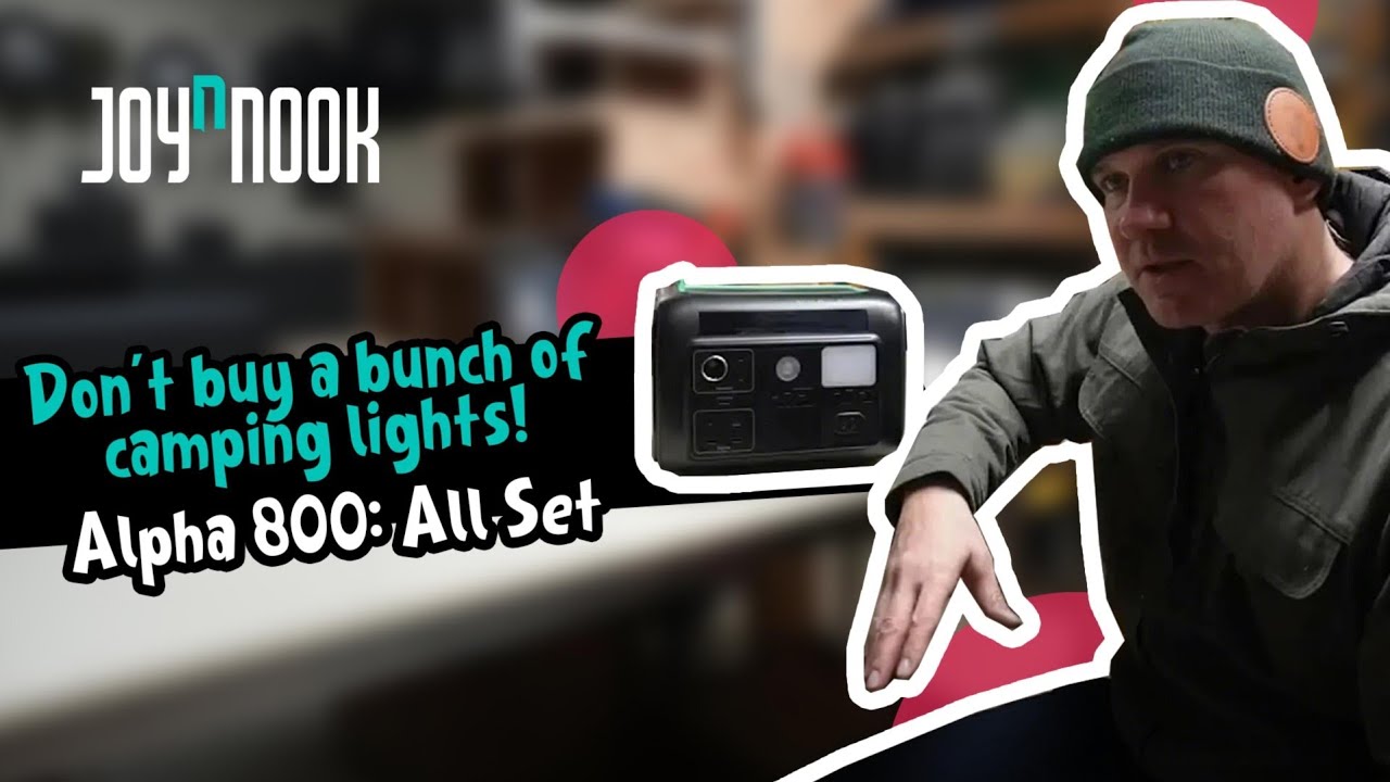 Lights, music, charging... this power station does a lot. #njoynook  #camping #homebackup