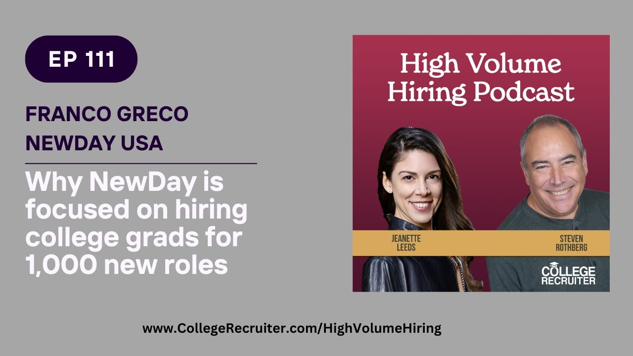 Why NewDay is focused on hiring college grads for 1,000 new roles | ep111