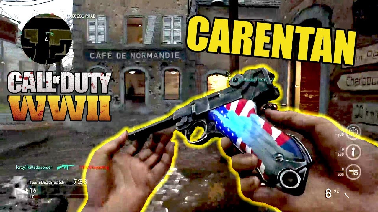 CoD: World War 2 NEW Bonus 'Carentan' Map Gameplay! (no commentary)