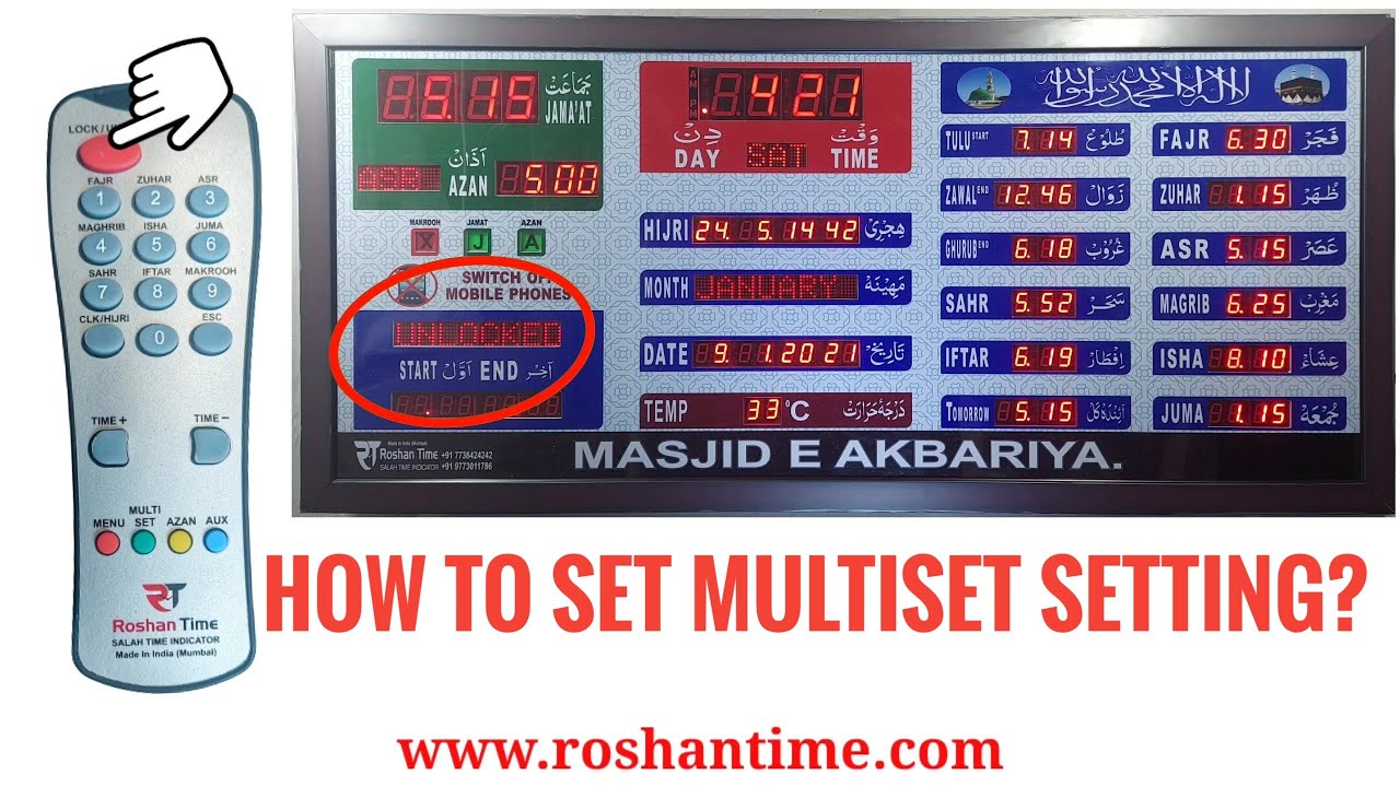 MULTISET SETTING | ROSHAN TIMES