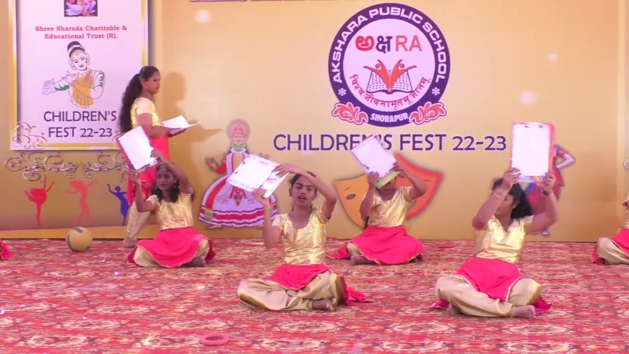 Akshara Public school -Annual day 2022-23 Class 8 - Patasala