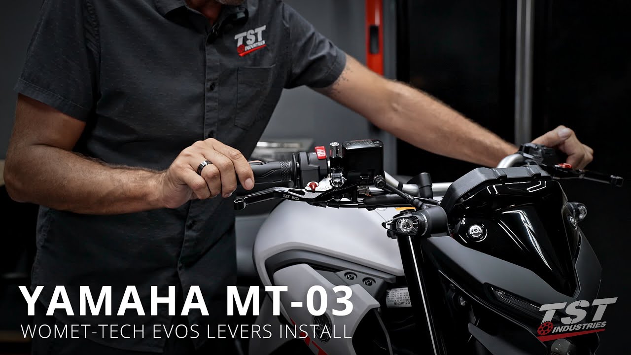 Как установить регулируемые короткие рычаги Womet-Tech EVOS на Yamaha MT-03 2020 года от TST Indu...