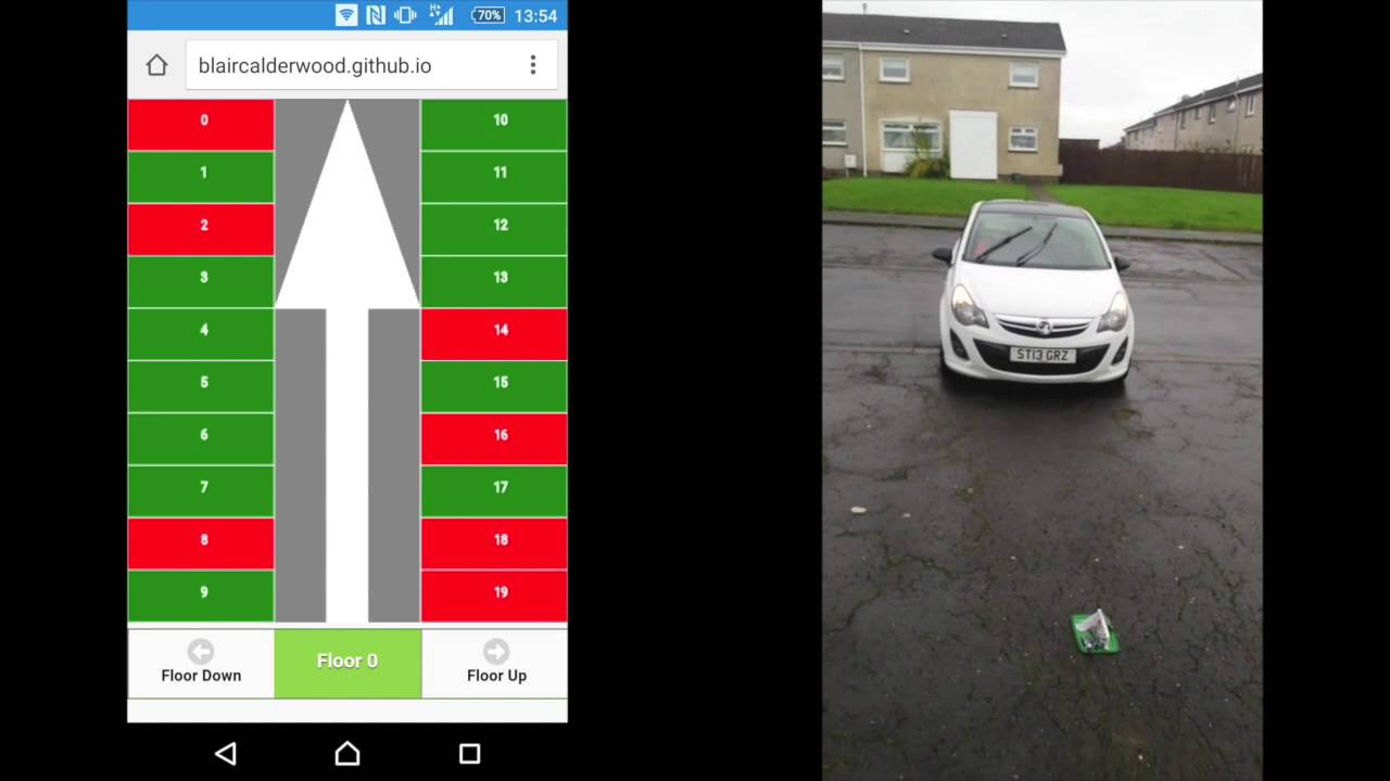 Parking Space Locator App Demo