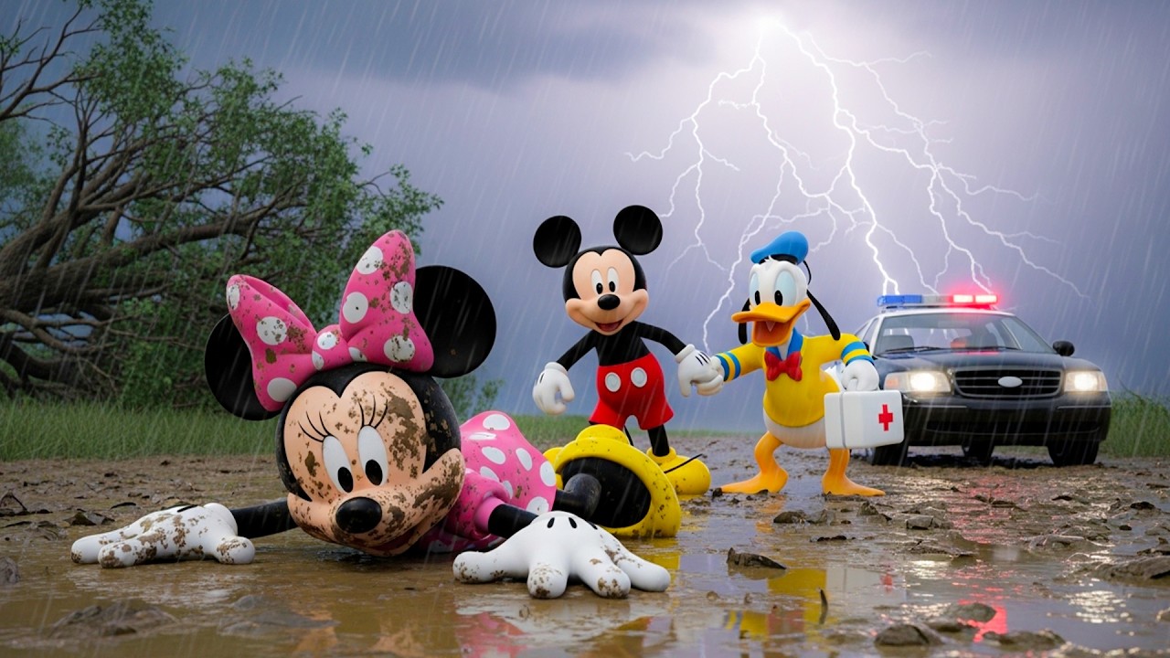 Minnie&rsquo;s Shocking Fall⛈️🚑| Stormy Rescue Operation | Mickey Mouse Funny Animation