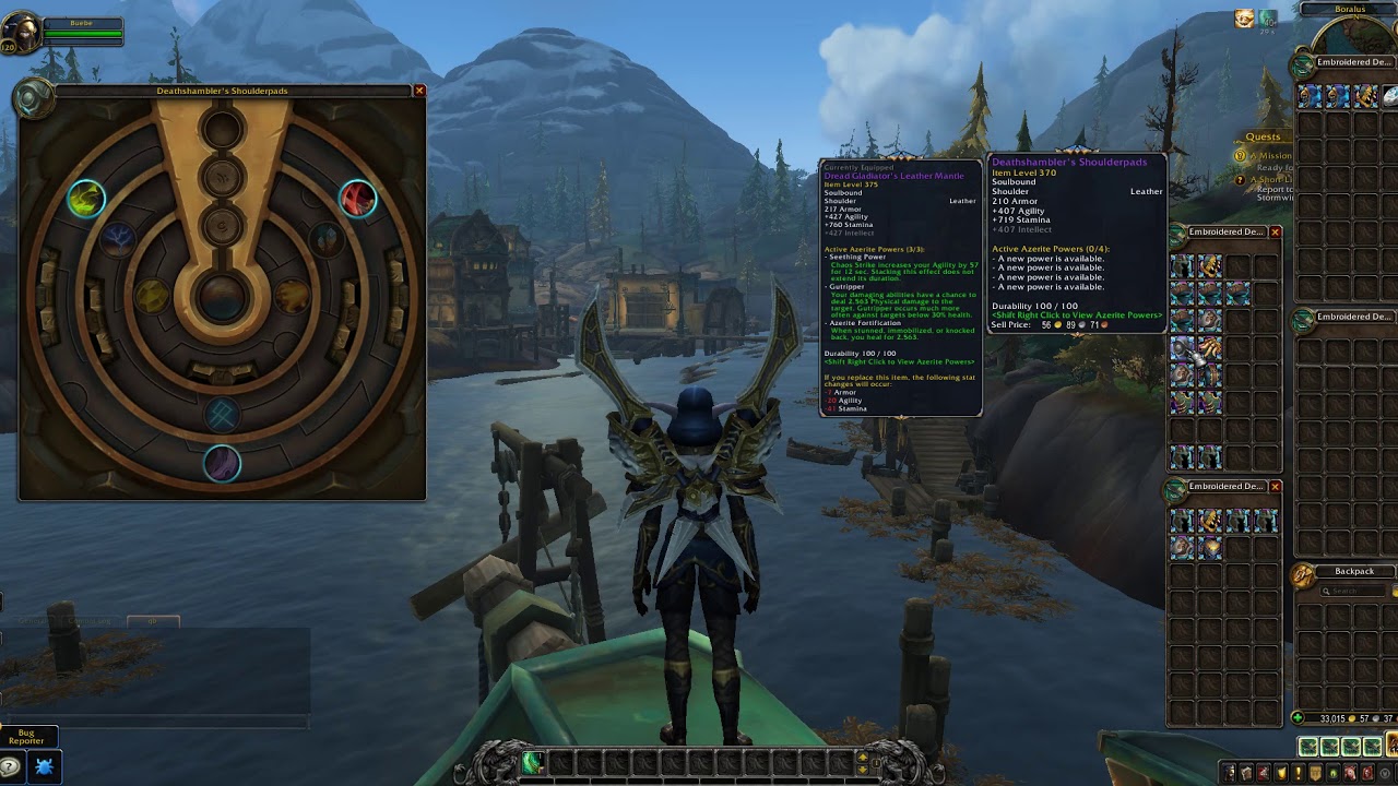 WoW BFA - All Azerite Armor Zone Traits (Shared by all Classes)
