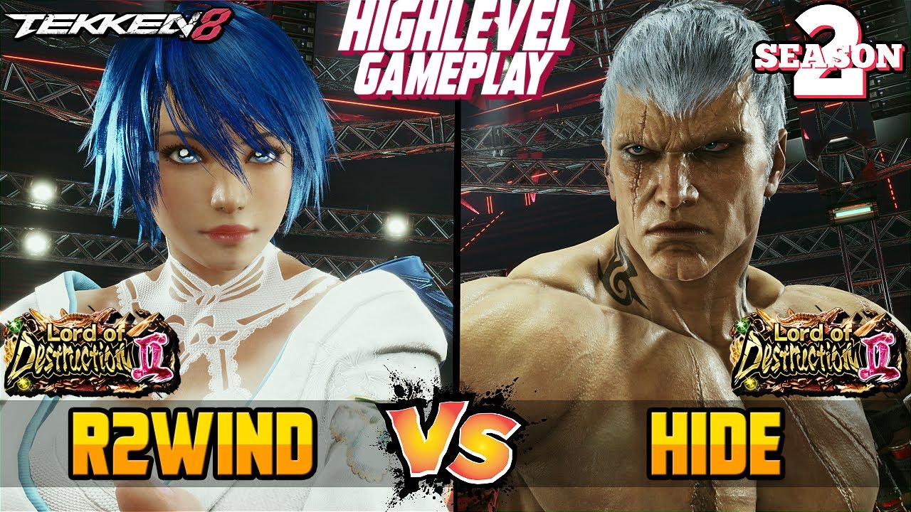T8 – R2WIND (Asuka Kazama) vs HIDE (Bryan Fury) – Tekken 8 High Level Gameplay