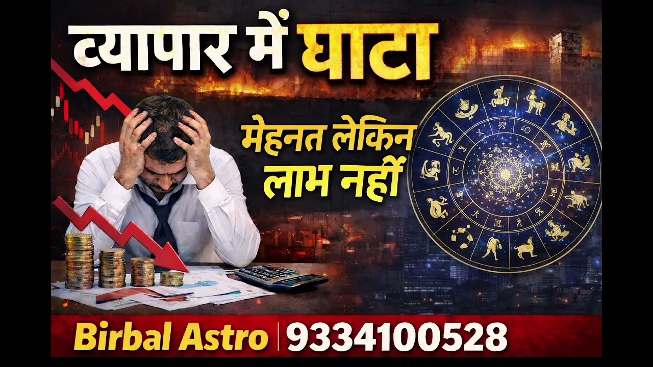व्यापार में लगातार घाटा? मेहनत के बाद भी लाभ नहीं? #birbalastro #BusinessLoss #FinancialProblem