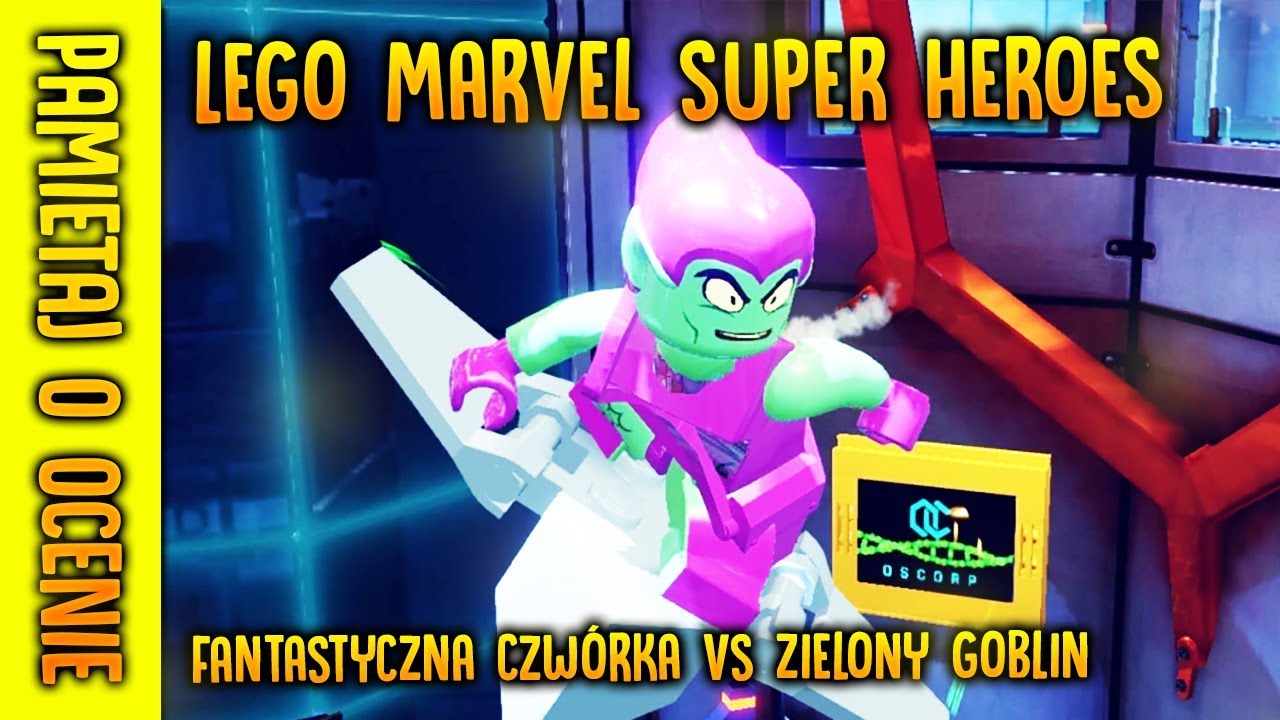 LEGO MARVEL SUPER HEROES PO POLSKU | FANTASTYCZNA CZWÓRKA VS ZIELONY GOBLIN