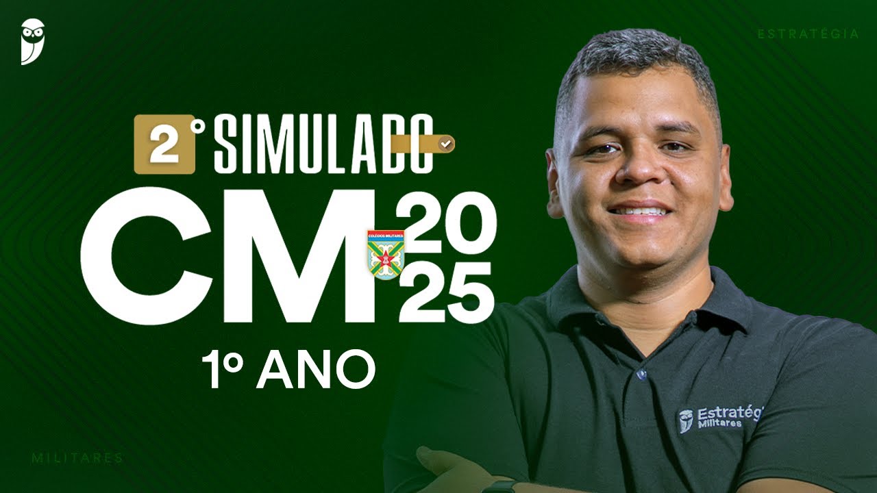 2º Simulado Colégio Militar 1º ano 2025