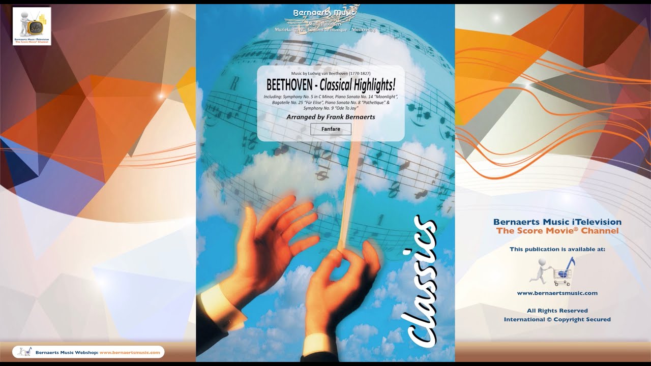 BEETHOVEN - CLASSICAL HIGHLIGHTS! - L. van Beethoven, arr. Frank Bernaerts - Fanfare Band Version