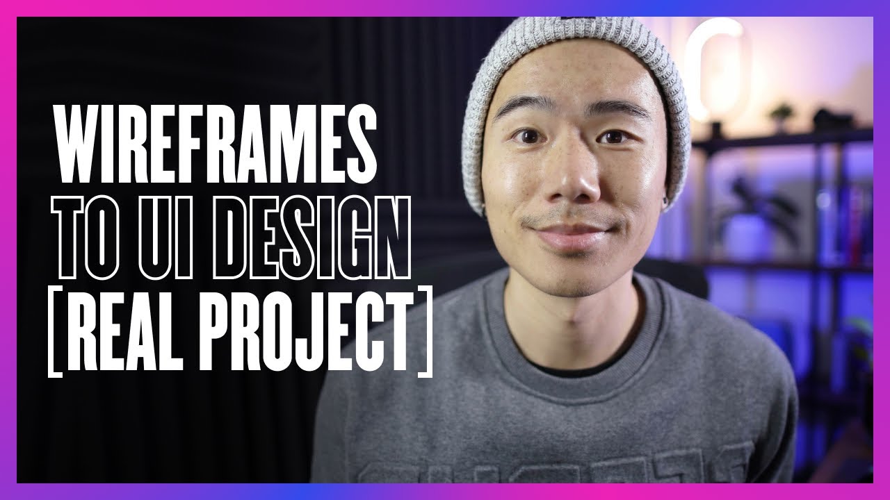 Real UX Project: From Data, Wireframes to UI Design Process