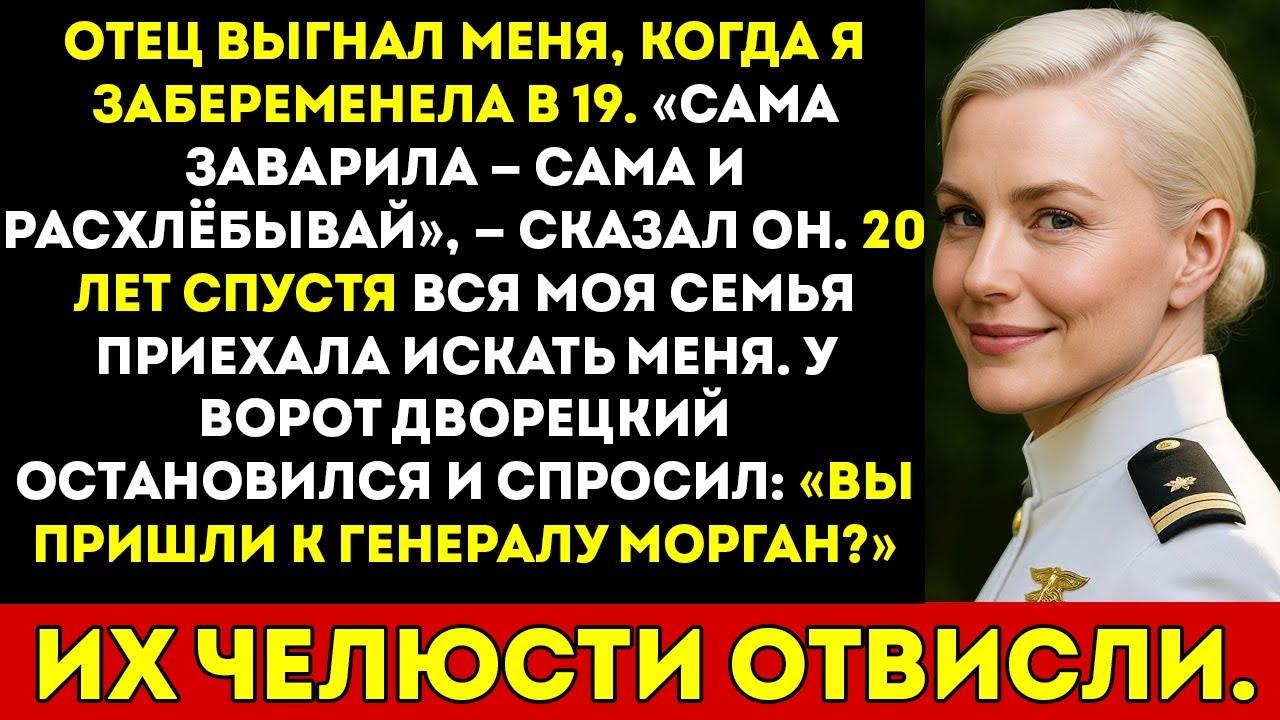 Мой отец выгнал меня, когда я забеременела в 19 — двадцать лет спустя он столкнулся с генералом