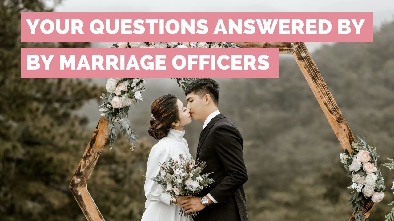 Your Questions Answered by Marriage Officers | Pink Book