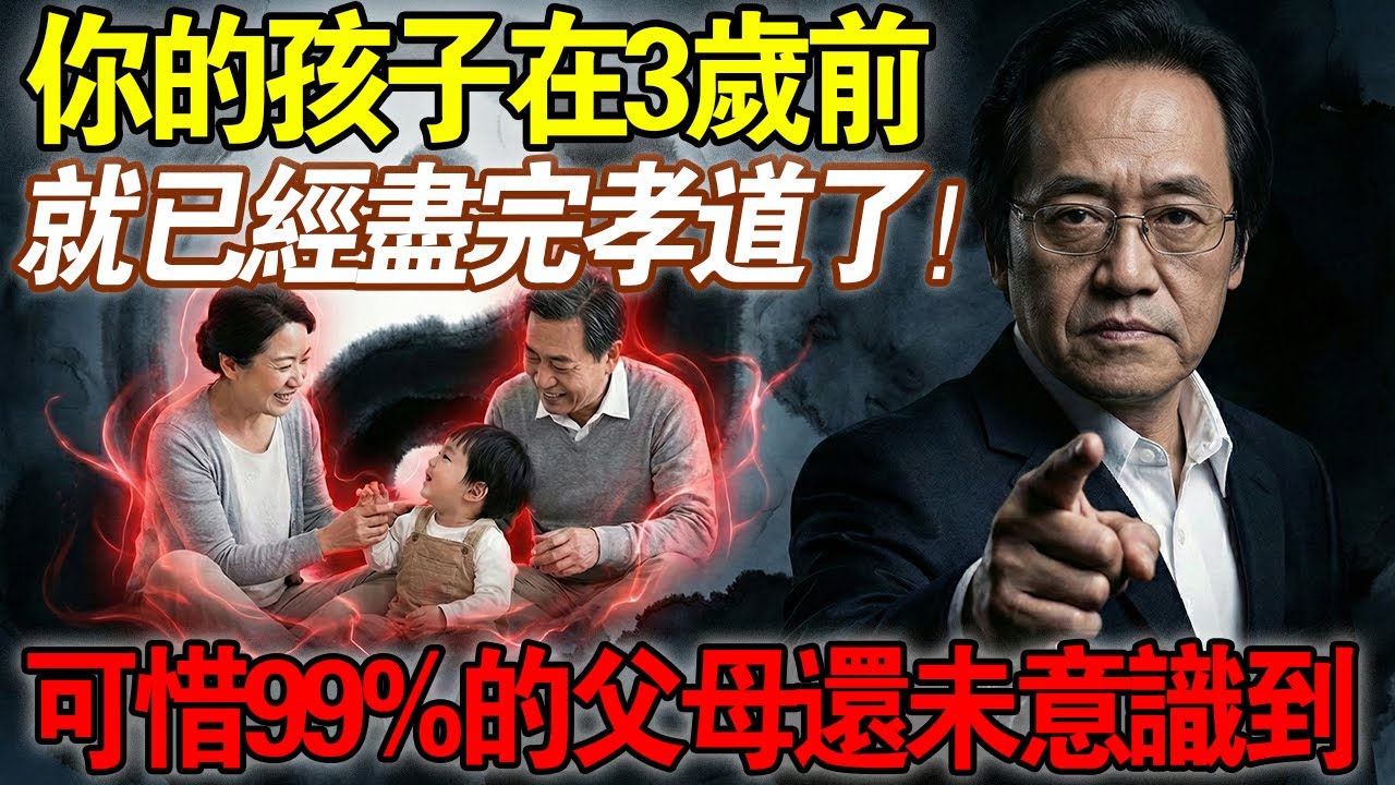 震撼揭秘！孩子三歲前已還清恩情，剩下是你欠他的！可惜99%的父母並未意識到！