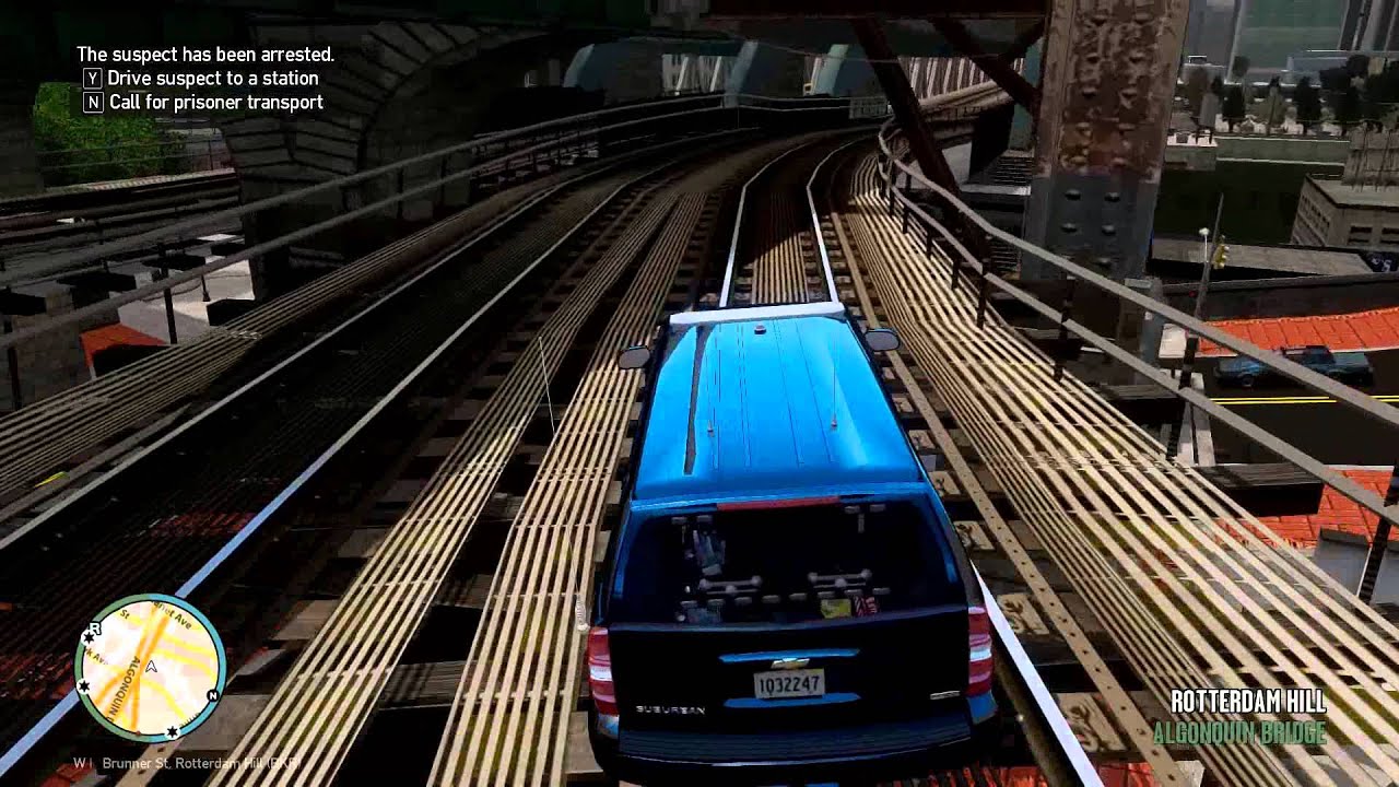 GTA IV: LCPDFR 1.0 Subway Patrol (#1)- Swimming in Air...