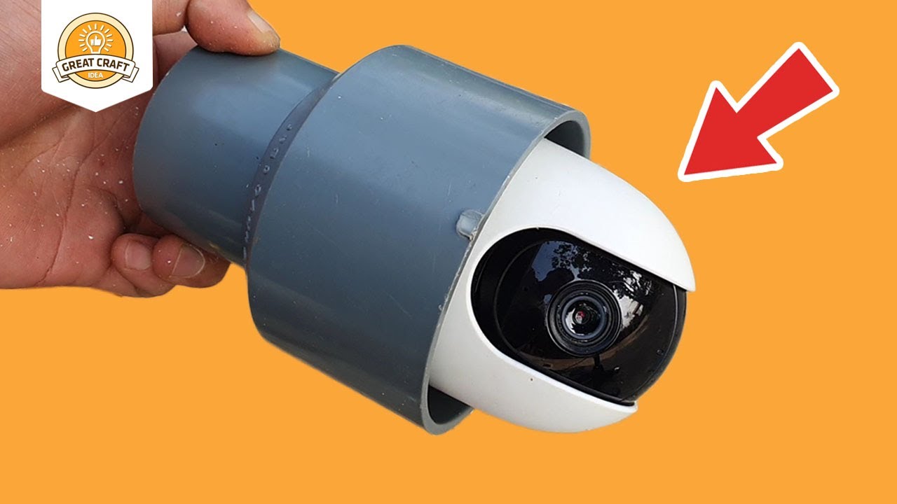 Why i didn't know this Tricks Before? Security Camera Installation outdoor with PVC Pipes