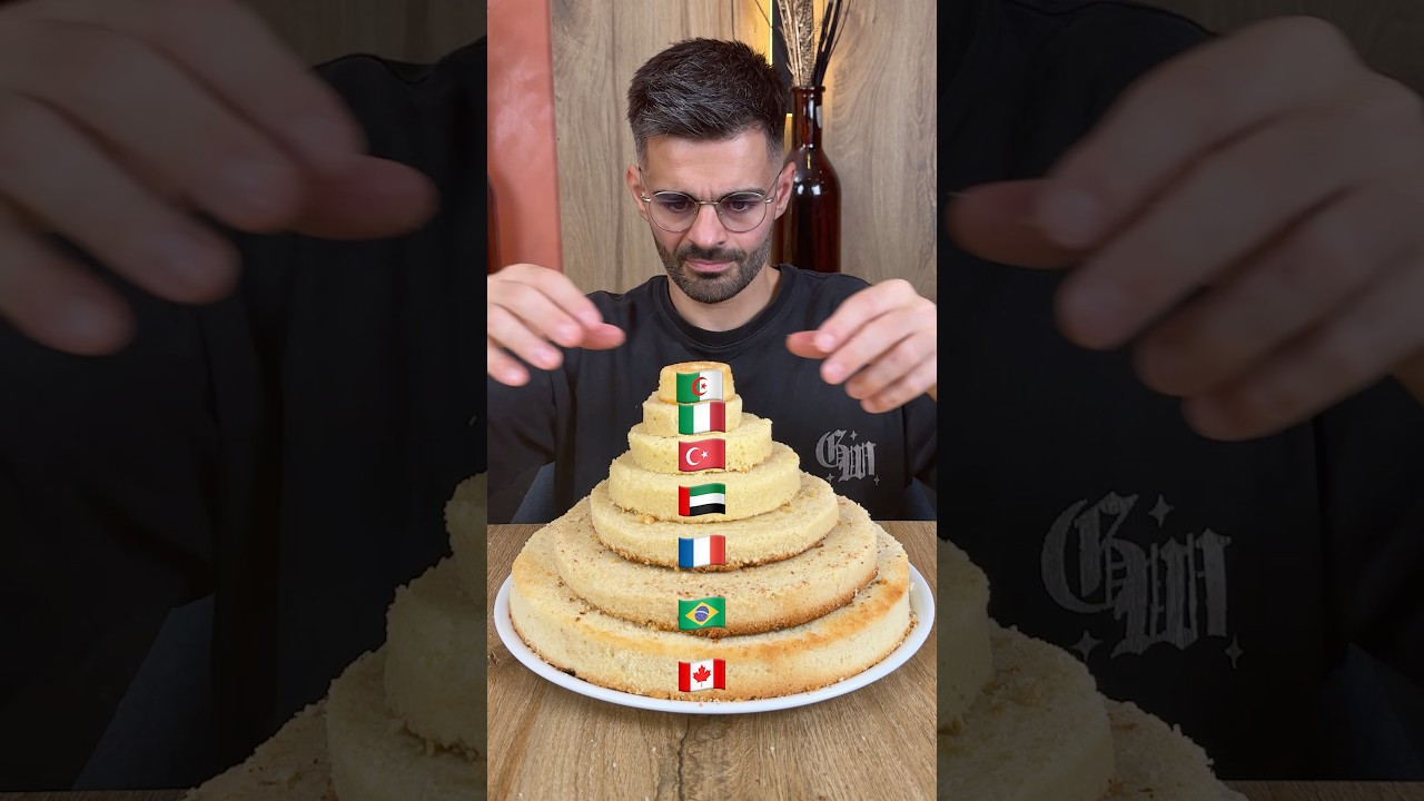7 Cakes = 7 Countries 🍰