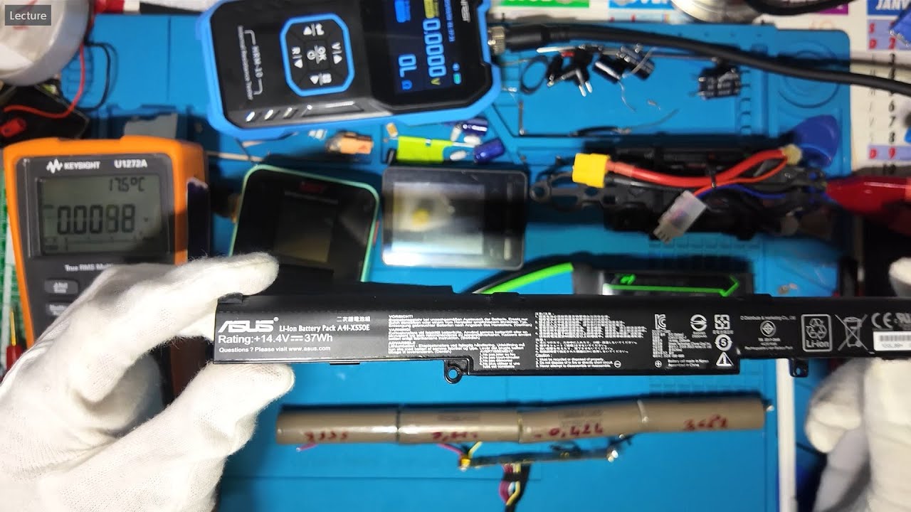 Explications et Analyse fonctionnement des Batteries Li-ion/Lipo etc. +Pack  PC portable-ceut009