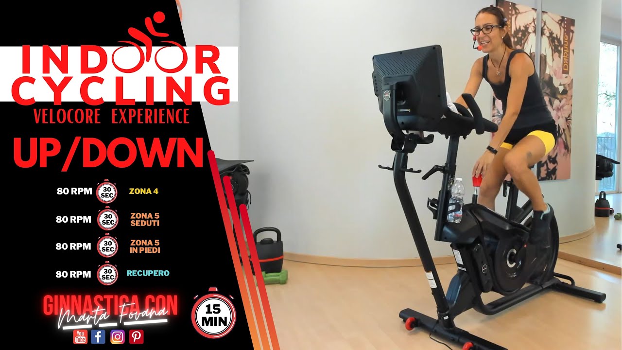 VeloCore Experience - Bowflex - 15 min workout - UP & DOWN - Indoor Cycling con Marta Fovana
