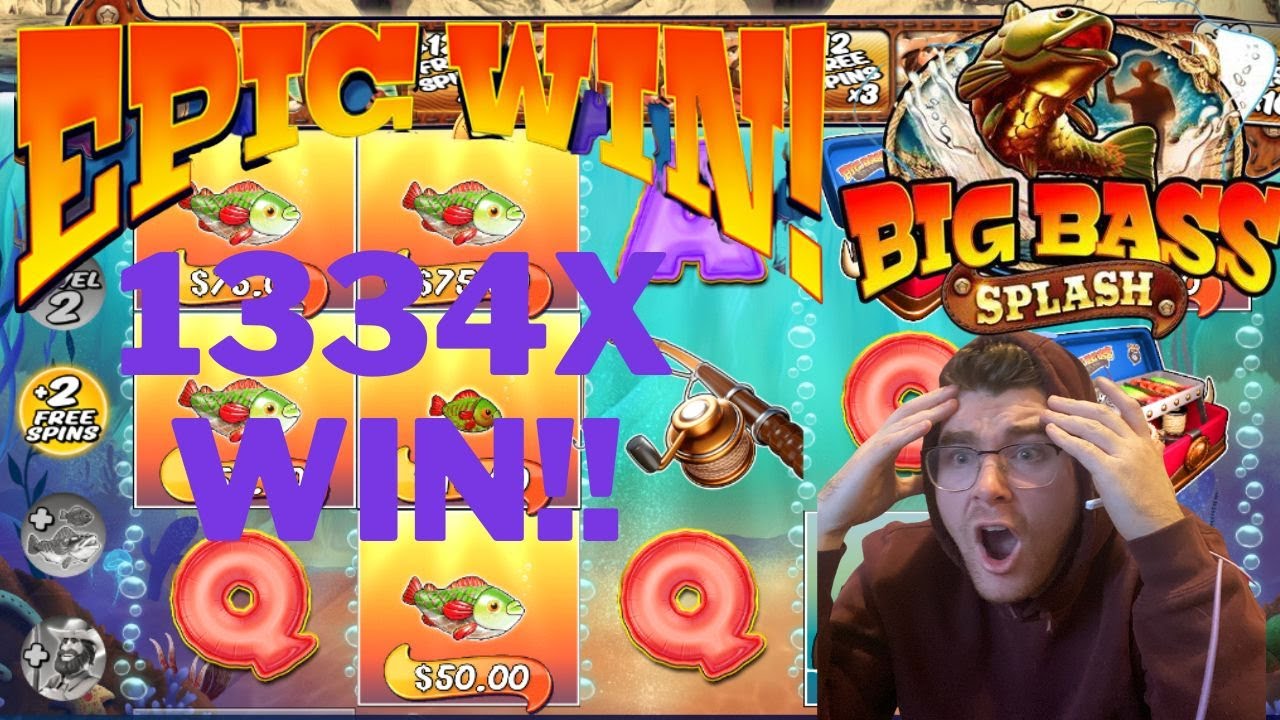 MY BIGGEST WIN EVER ON BIG BASS SPLASH!!! (1334X)