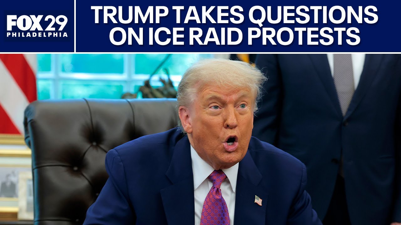 Trump speaks on anti-ICE Protests, military deployment to LA