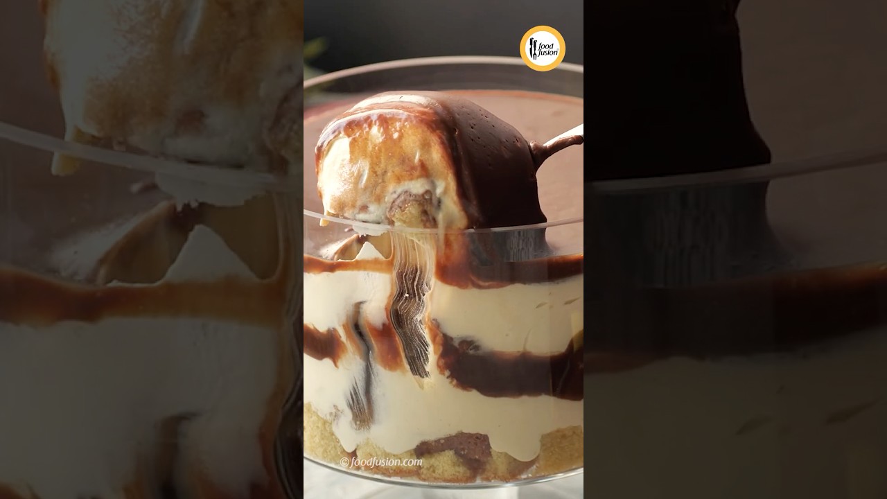 Boston Cream Pie Trifle Recipe By Food Fusion
