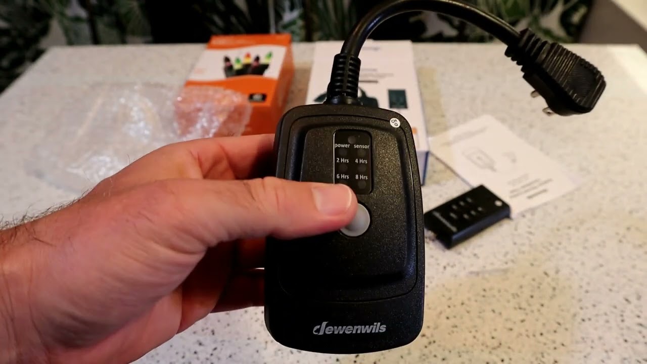 Dewenwils Waterproof Light Sensor Timer With Two Grounded Outlets Gadget Review