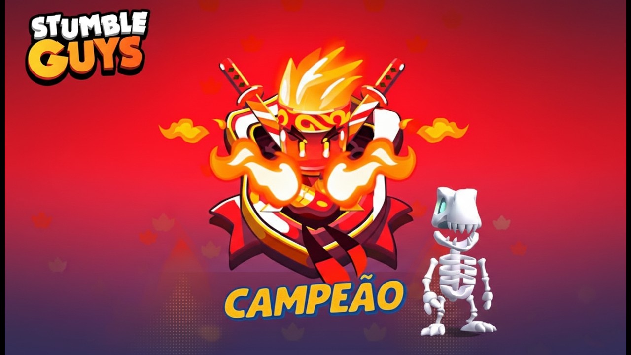 Tentando Pegar CAMPEÃO No Stumble Guys!!!