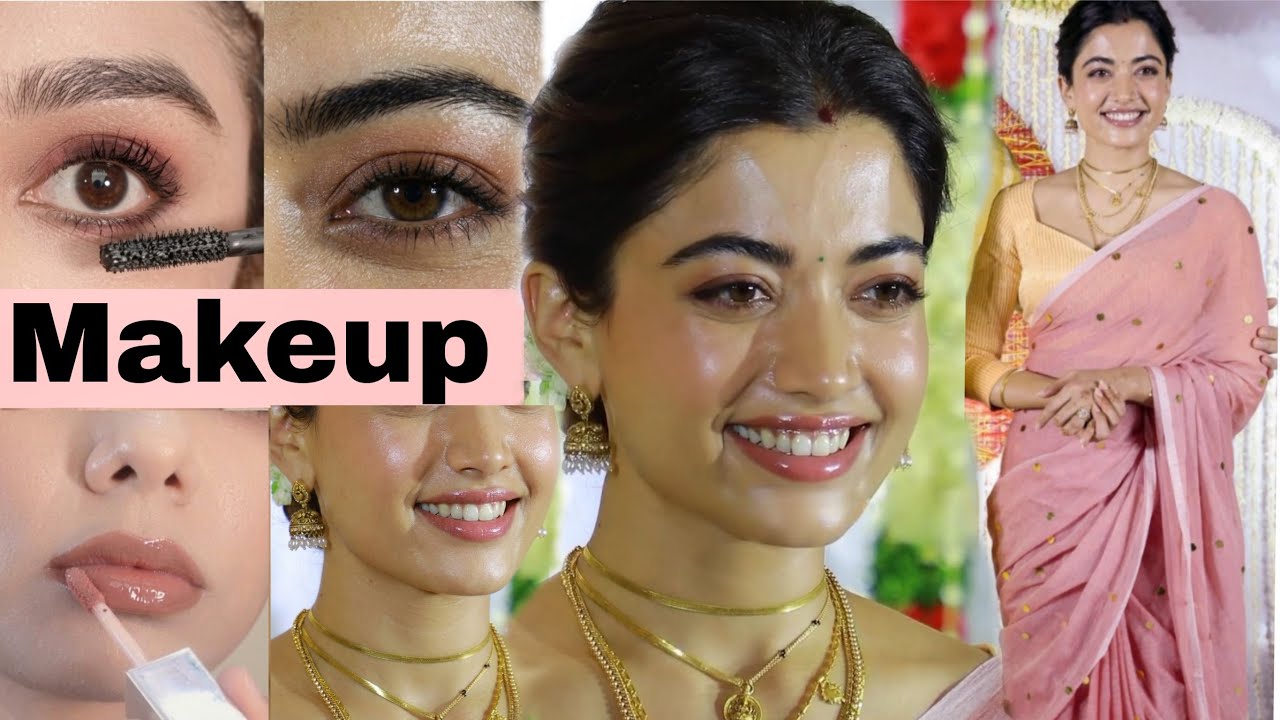 Rashmika Mandanna Inspired Glass Skin Makeup | Post Wedding Glow Look ✨ || Amazon Makeup products 