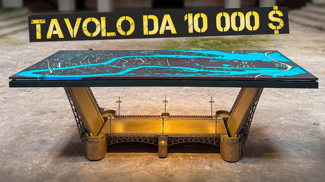 I tavoli in resina epossidica hanno raggiunto un nuovo livello